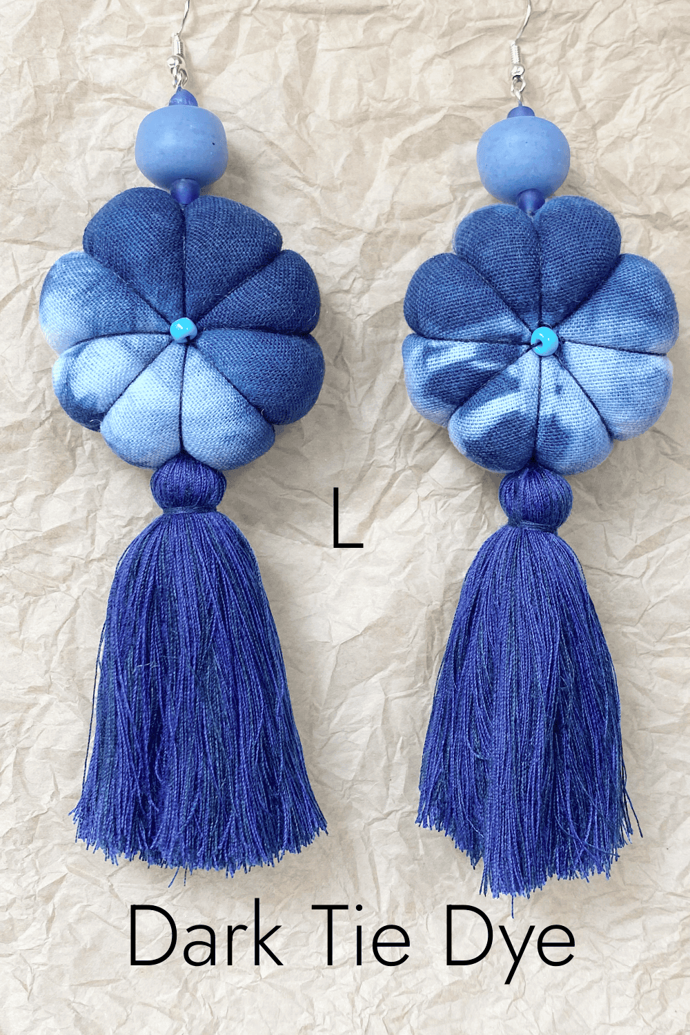 Textile Tassel Earrings