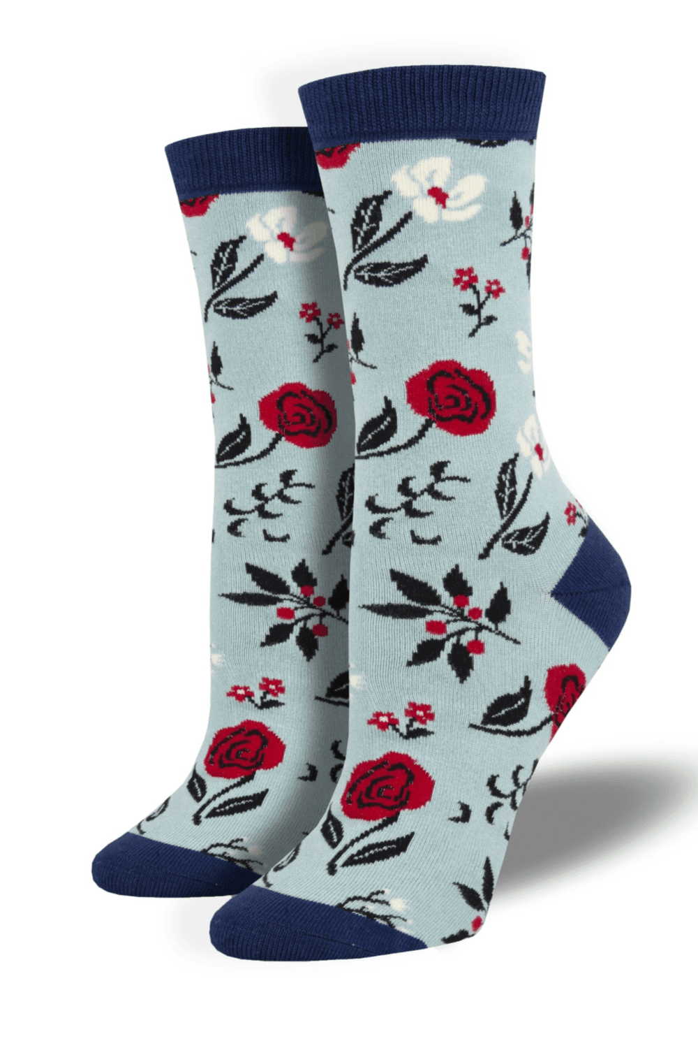 Women's Trouser Socks Floral Mofif