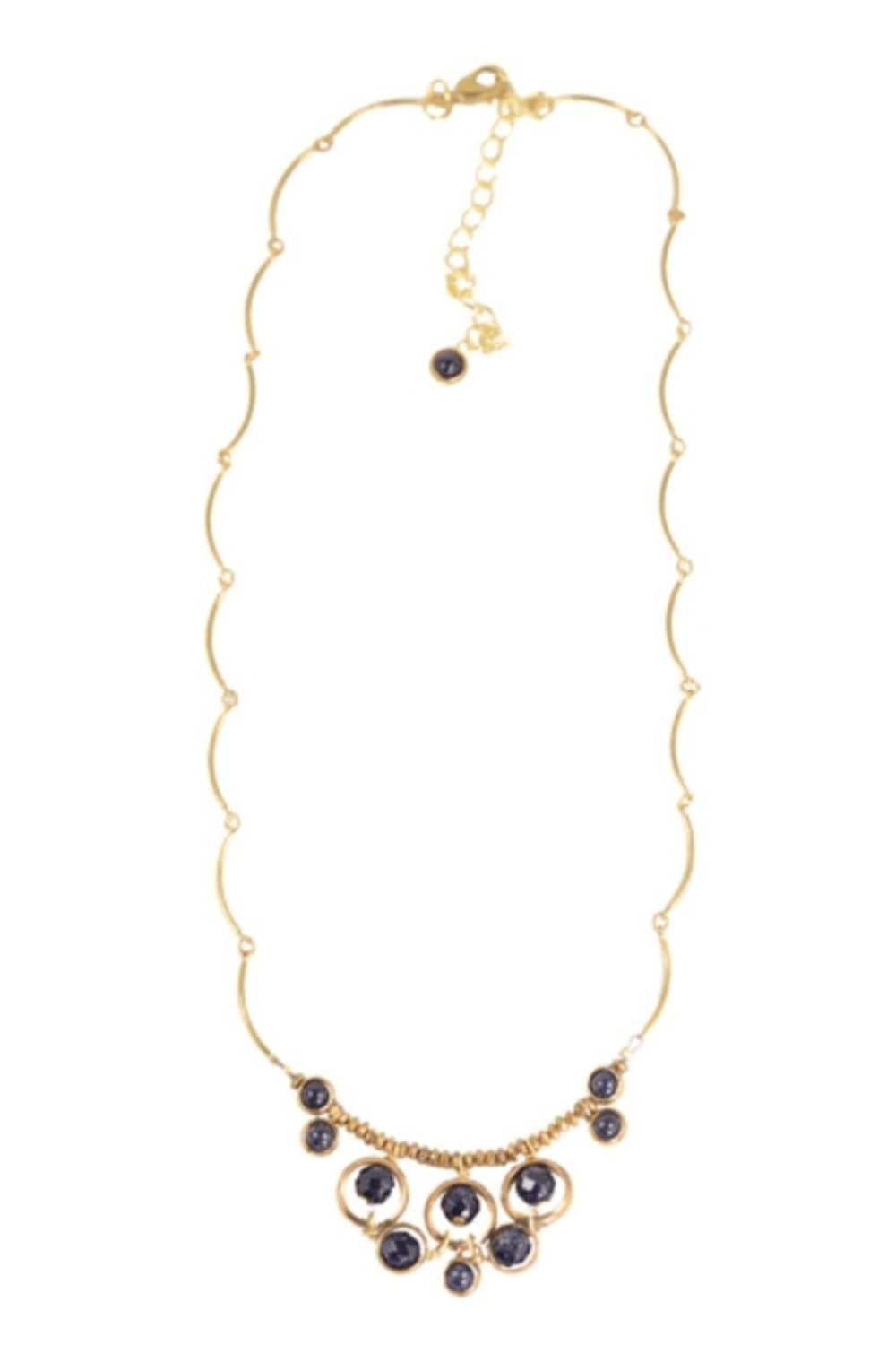Goldstone Brass Necklace