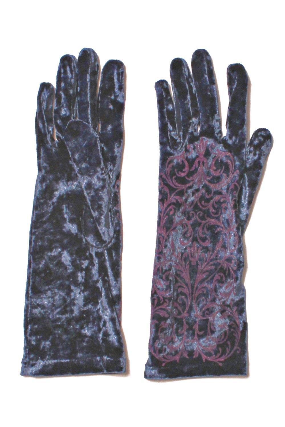 Blue Purple Faberge Velvet Glove