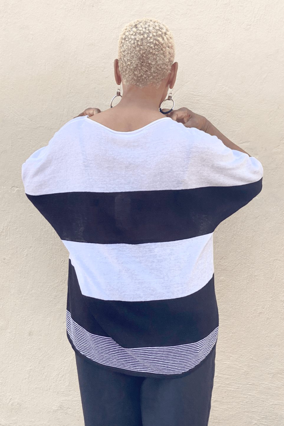 Linen Stripes Sweater