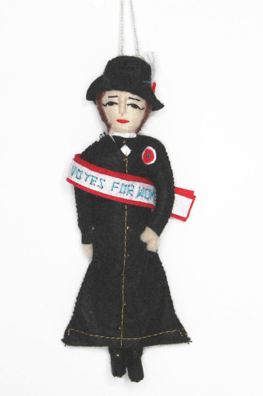 Felt Historical Doll Ornament - Marjory Warren Boutique