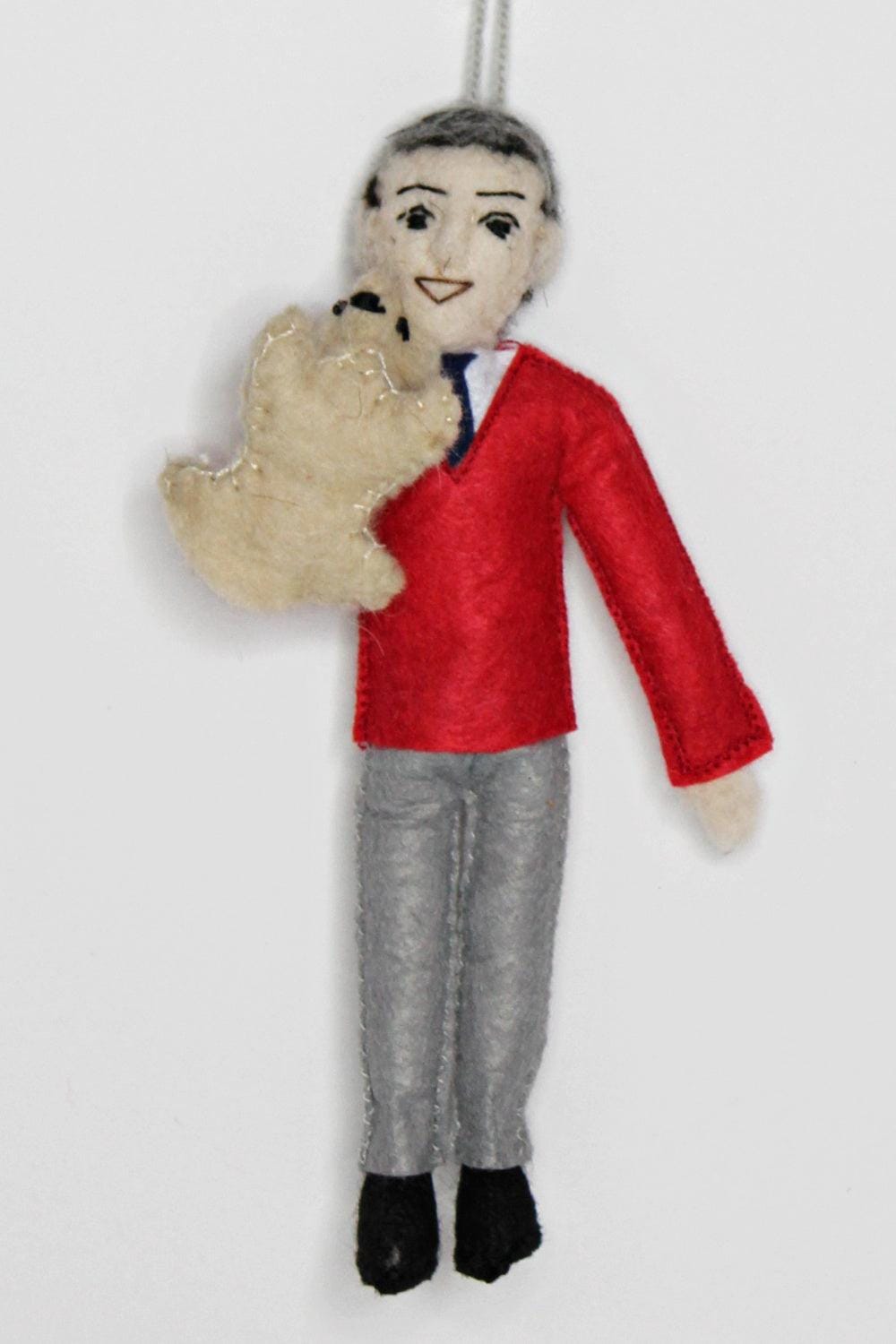 Felt Historical Doll Ornament - Marjory Warren Boutique