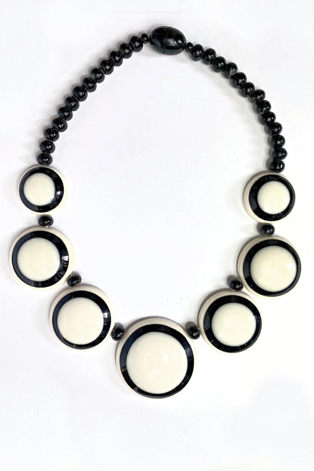 Resin Circle Necklace - Marjory Warren Boutique